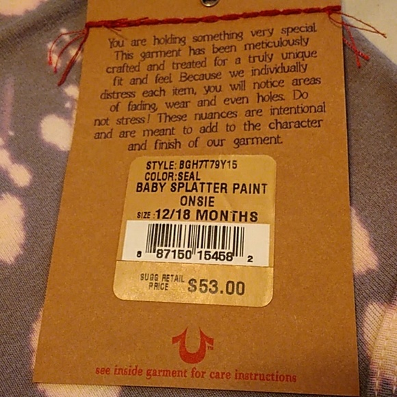 SALE!!! True Religion onsie - Picture 2 of 4
